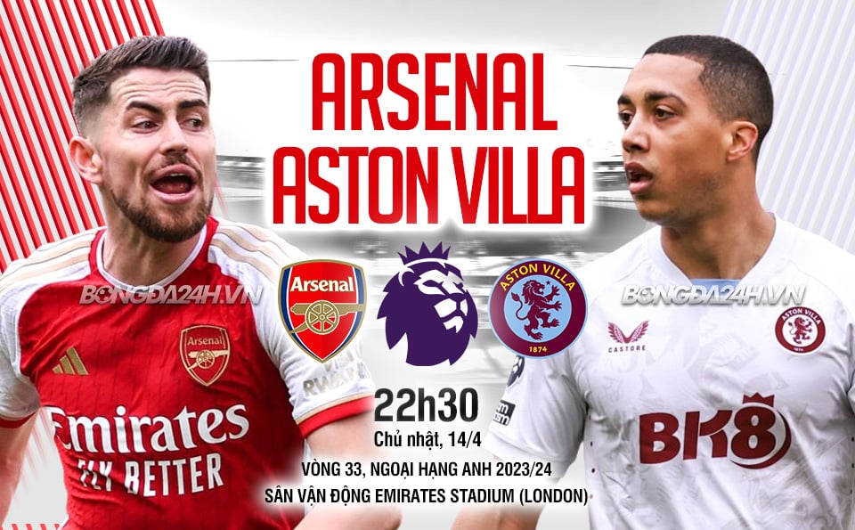 Nhận định Arsenal vs Aston Villa (Phân tích chiến thuật, đội nào sẽ thắng)